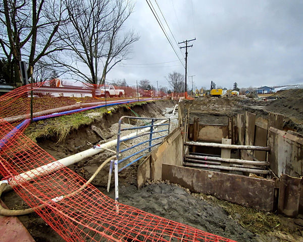 sanitary sewer project madison Ohio